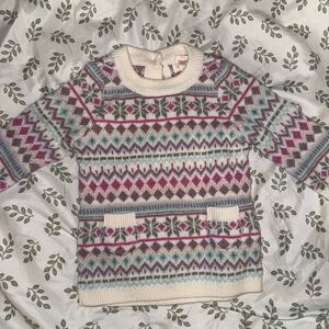 Baby Girl Knit Sweater-dress
